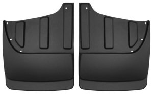 GMC Sierra 3500 Mud Guards - Rear - Husky Liners - Custom-Molded Dually, FormFit Design, Husky Shield, No-Drill - `92-`00